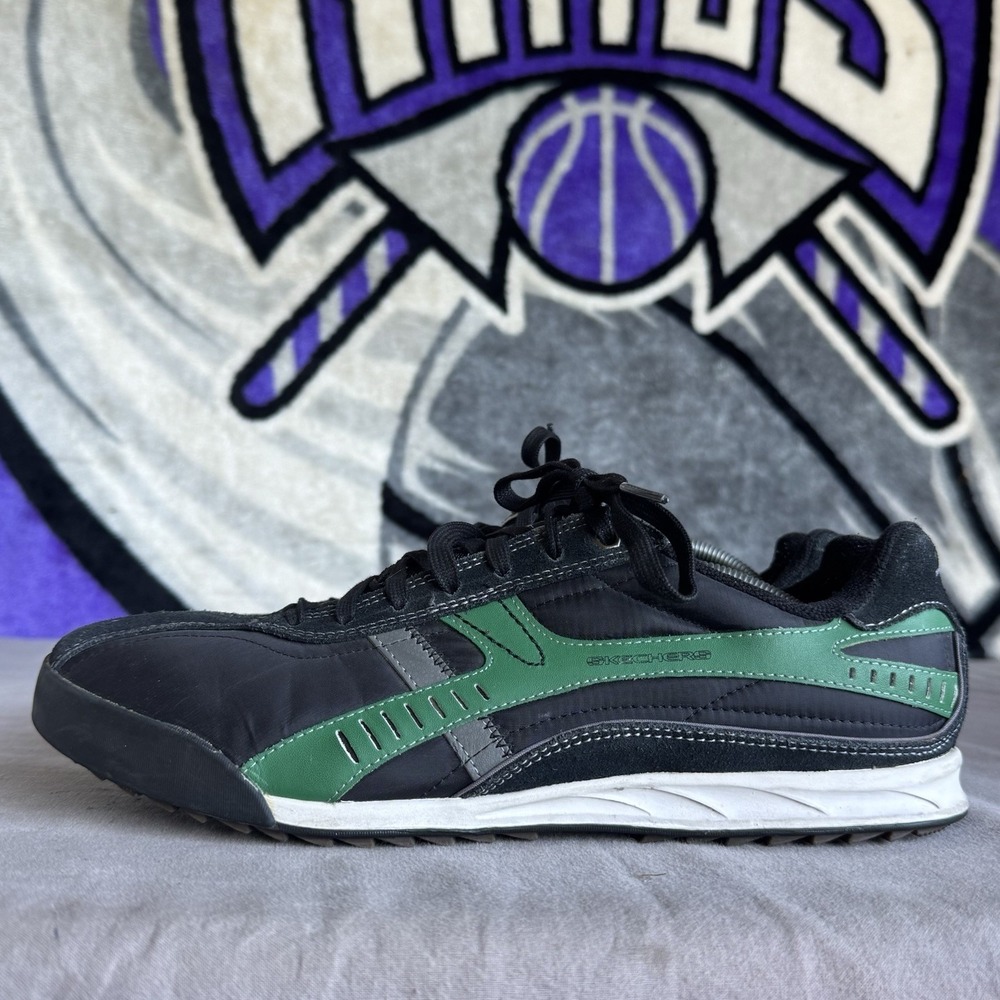 Size‎ 11.5 - Skechers Five Star Champions SN 51023 Sneakers Black Green